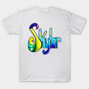 Top 10 best personalized gifts for girls Name Skylar T-Shirt